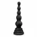 Kiotos Cone Shape Silicone Model with Beaded Structure Black 16.5 cm