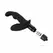 TOYJOY Dynamic Duke Ribbed Silicone Intimate Massager Black