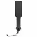 Ouch! Black PU Leather Impact Paddle - Ergonomic, Durable, 32 cm