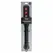 Ouch! Long Leather Paddle Black-Red with Decorative Heart Cut-Outs 32cm