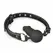 EasyToys Silicone System Ball Gag Adjustable 60 cm Black 9.5 cm Insertable