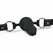 EasyToys Silicone System Ball Gag Adjustable 60 cm Black 9.5 cm Insertable