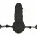 EasyToys Silicone System Ball Gag Adjustable 60 cm Black 9.5 cm Insertable