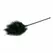 Ouch! Long Feather Tickler Black - Precision Sensual Accessory