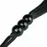EasyToys Black Silicone Impact Whip with Ergonomic Handle 45cm