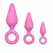 EasyToys Silicone Intimate Plug Set Pink - 3 Sizes, Pull Ring Handle