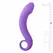 EasyToys Silicone Prostate Massager Purple Curved Anatomical Model