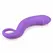 EasyToys Silicone Prostate Massager Purple Curved Anatomical Model