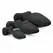 EasyToys Silicone Anal Training Plug Set Black - 3 Sizes, Flexible Design