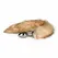Rimba Aluminium Plug with Faux Fox Tail - Silver & Grey, Medium