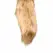 Rimba Aluminium Plug with Faux Fox Tail - Silver & Grey, Medium