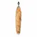 Rimba Aluminium Plug with Faux Fox Tail - Silver & Grey, Medium