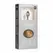 Rimba Aluminium Plug with Faux Fox Tail - Silver & Grey, Medium