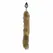EasyToys Aluminium Plug with Faux Fox Tail - Silver & Grey, Medium
