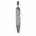 EasyToys Aluminum Plug with Faux Fox Tail - Silver Medium