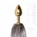 Pipedream Fox Tail Aluminum Model - Intimate Stainless Attachment, Silver/Gray