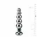Rimba Aluminium Plug Clear Crystal - Elegant Metal Intimate Accessory