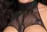 Fantasy Catsuit Open Cup & Crotchless Lace Black XL/2XL