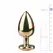 Rimba Aluminium Heart Crystal Intimate Plug - Medium, Silver Finish