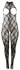 Fantasy by Cottelli Catsuit S-L Black Lace Halterneck Open Design