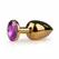 Sinner Gear Aluminium Plug with Crystal Accent - Medium, Silver