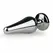 Rimba Aluminium Plug Crystal Clear - Tapered Design, Medium Size