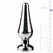 Rimba Aluminium Plug Crystal Clear - Tapered Design, Medium Size