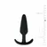 EasyToys Silicone Intimate Plug L Black - Ergonomic Flexible Design