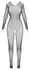 Fantasy Catsuit S-L Black Net Seamless Long Sleeve Bodysuit