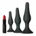 EasyToys Anal Training Set - 3 Size Silicone Model, Black
