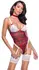 Cottelli Lingerie Plaid Suspender Bodysuit & Choker Set, Size M