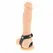 KINK Adjustable Double Leather Ring - Precision Fit, Black, Universal Size