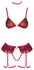 Cottelli Costumes Plaid Lingerie Set with Choker, Adjustable, Size L