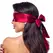 Cottelli Collection Dual-Tone Satin Scarf Red/Black 150 cm