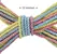 Loving Joy Polyester Bondage Rope 10m Multicolor Pastel - Soft & Durable
