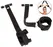 Bad Kitty Over the Door Restraint Set - Adjustable Black, Compact Design
