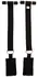 Bad Kitty Over the Door Restraint Set - Adjustable Black, Compact Design