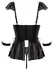 Cottelli Bondage Babydoll Set S - Lace & Matte Look with Accessories