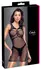 Cottelli Party Mini Dress with Chest Harness & High Leg Thong, Black, Size S