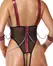 Cottelli Collection Bondage Body XL Adjustable Straps & Chains Black/Red