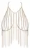 Cottelli Accessoires Chain Top Gold - Adjustable Metallic Chain Design