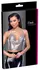 Cottelli Accessories Silver Metal Plate Halterneck Crop Top Adjustable