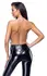 Cottelli Accessories Silver Metal Plate Halterneck Crop Top Adjustable