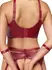 Cottelli Bondage Bra Set L Dark Red Matte Adjustable with Handcuffs