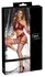 Cottelli Bondage Lingerie Set M - Dark Red Matte, Adjustable, With Handcuffs