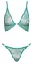 Cottelli Fantasy Lace Lingerie Set Mint L/XL - Soft Floral Lace & Adjustable Straps