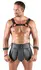 Svenjoyment Bondage Gladiator Set XL - Black Skirt & Chest Harness Kit