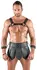 Svenjoyment Bondage Gladiator Set - Black Chest Harness & Skirt M