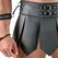 Svenjoyment Bondage Gladiator Set - Black Chest Harness & Skirt M