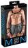 Svenjoyment Bondage Gladiator Set S - Chest Harness & Skirt, Black Matte